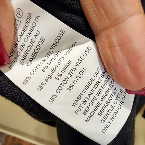 MICHAEL KORS Women's Black Pullover sweater size L - Picture 8 of 9